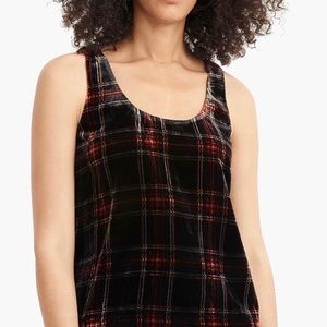 J.Crew velvet tank top.